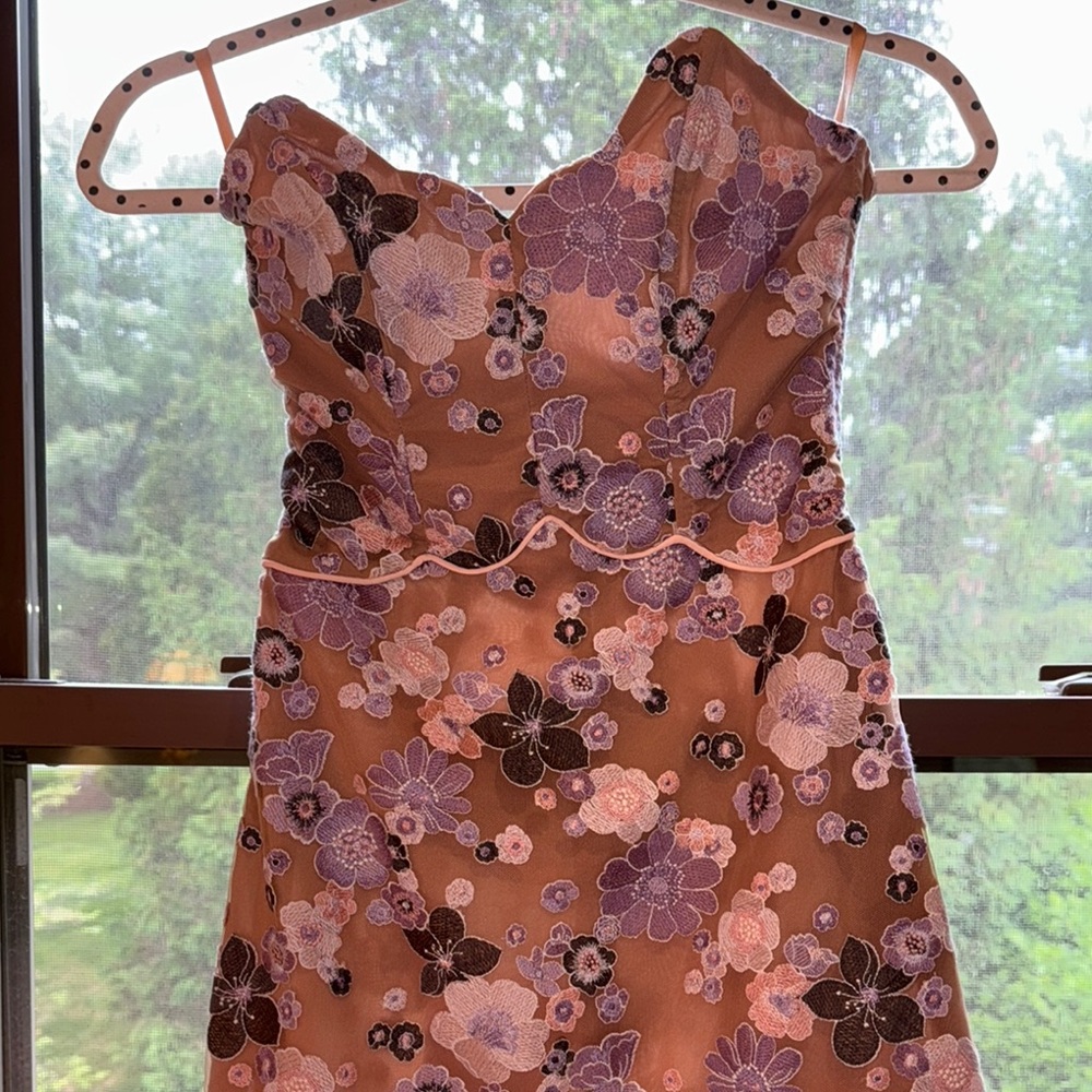 For Love And Lemons Strapless Floral Dress - Picture 9 of 14